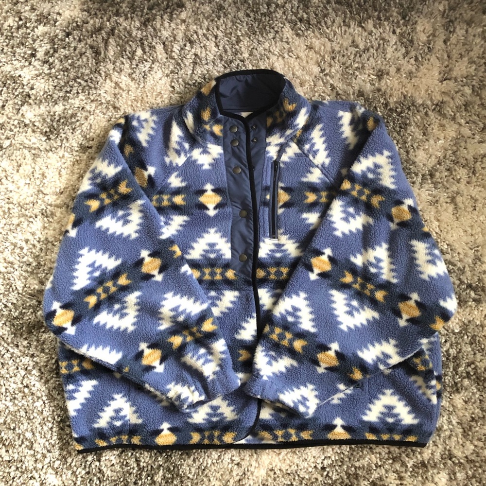 Oversized button up jacket
